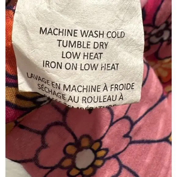 Ramy Brook Top Womens Eugenia Pink Floral Print Voluminous Blouse Top Size XS - Picture 7 of 8